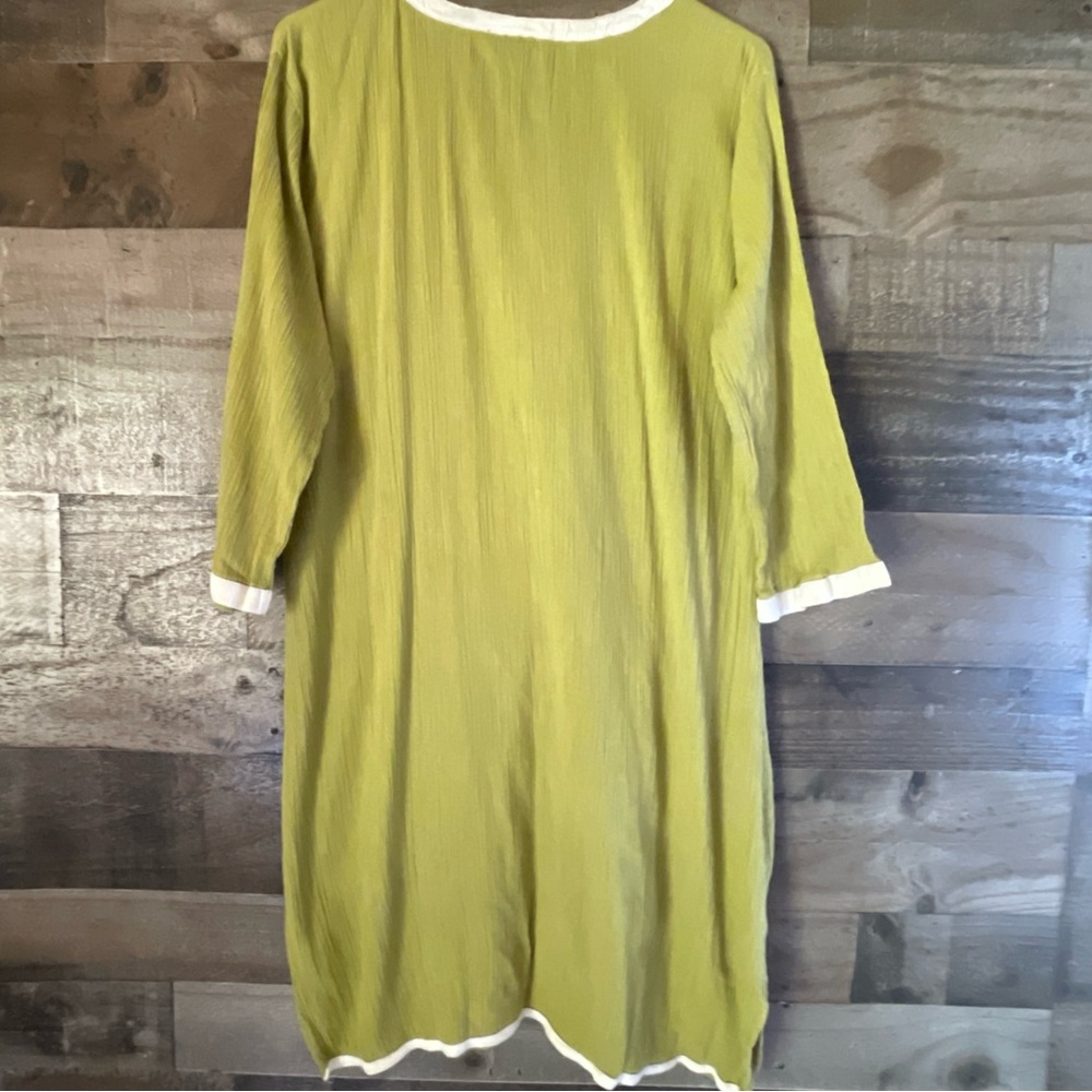 Athleta Lime Green Textured Top - Picture 4 of 6